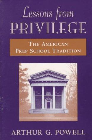 Cover for Lessons from Privilege
