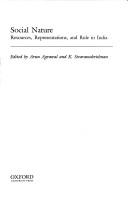 Cover for Social Nature ; Resources, Representations and Rule in India