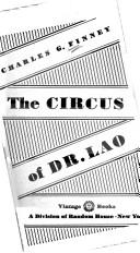 Cover for The circus of Dr. Lao