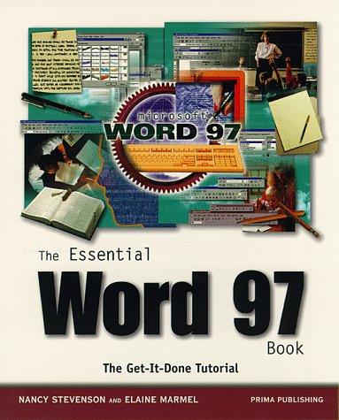 Cover for The essential Word 97 book