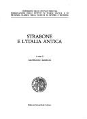 Cover for Strabone e l'Italia antica