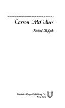 Cover for Carson McCullers