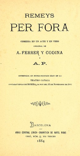 Cover for Remys per fora