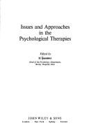 Cover for Issues and approaches in the psychological therapies