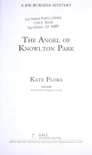 Cover for The angel of Knowlton Park