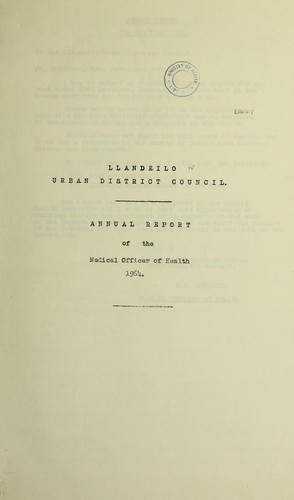 Cover for [Report 1964]