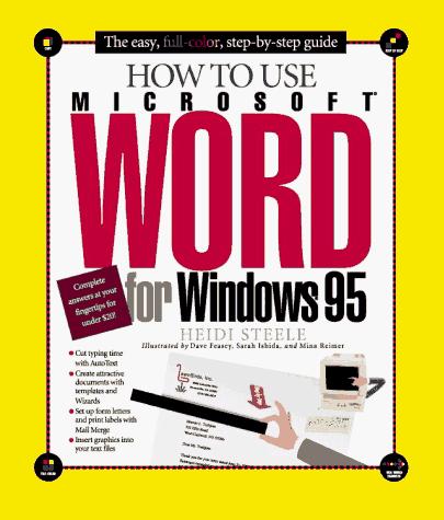 Cover for How to use Microsoft Word for Windows 95