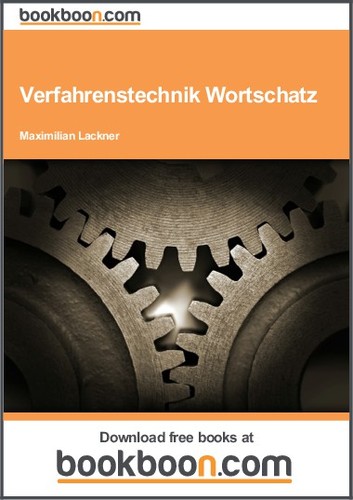 Cover for Verfahrenstechnik Wortschatz
