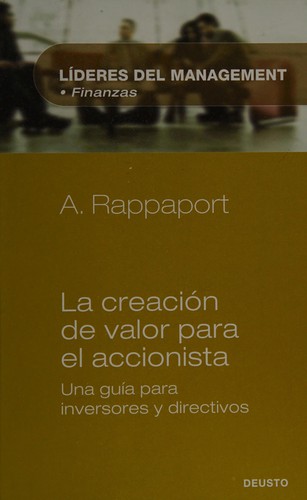 Cover for La creación de valor para el accionista