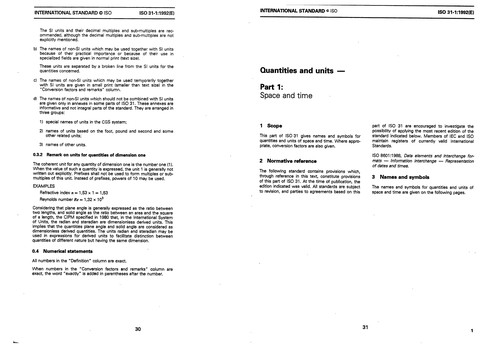 Cover for Quantities and Units Iso Standards Handbook