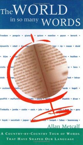 Cover for The world in so many words