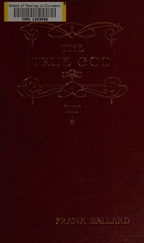 Cover for The true God
