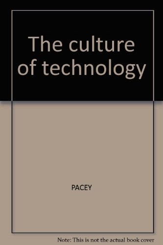 Cover for The culture of technology