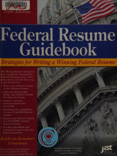 Cover for Federal resume guidebook