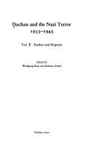 Cover for Dachau and the Nazi terror 1933-1945