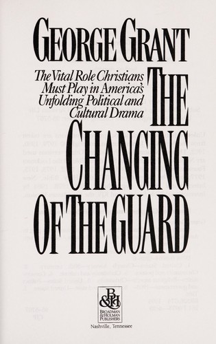 Cover for The changing of the guard