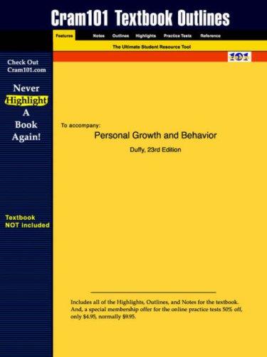 Cover for Personal Growth and Behavior