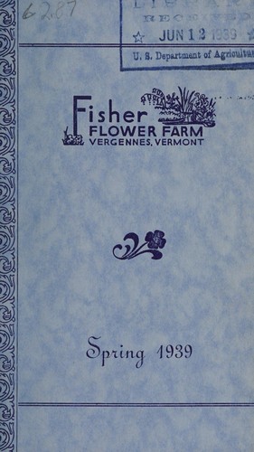 Cover for Fisher Flower Farm, spring 1939