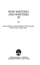 Cover for New Writing and Writers 20