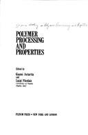 Cover for Polymer Processing and Properties