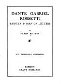 Cover for Dante Gabriel Rossetti