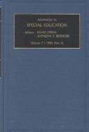 Cover for Advances in Special Education