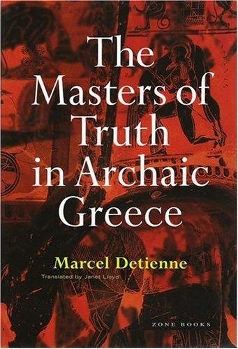 Cover for The masters of truth in Archaic Greece