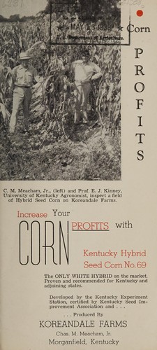 Cover for Corn profits