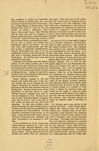 Cover for Col. Daniel Whiting of Dover, Massachusetts