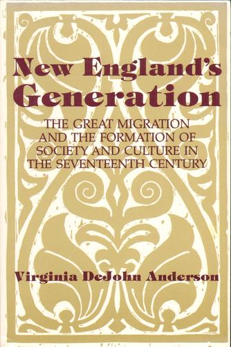 Cover for New England's generation