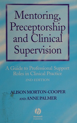 Cover for Mentoring, preceptorship, and clinical supervision