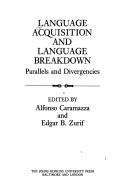 Cover for Language acquisition and language breakdown