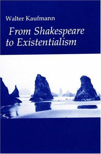 Cover for From Shakespeare to existentialism