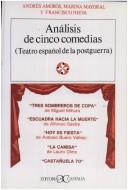 Cover for Análisis de cinco comedias