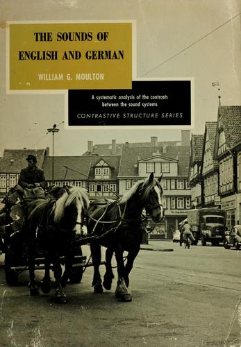 Cover for The sounds of English and German.