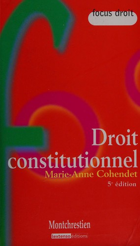 Cover for Droit constitutionnel