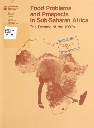 Cover for Food problems and prospects in Sub-Saharan Africa