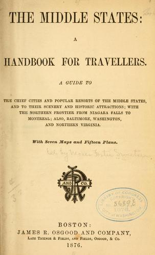 Cover for The middle states