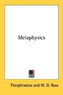 Cover for Metaphysics