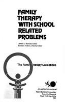 Cover for Family therapy with school related problems