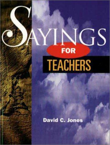Cover for Sayings for Teachers