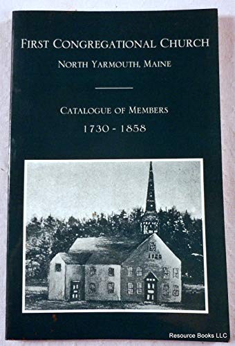 Cover for Confession of faith and covenant of the First Church in North Yarmouth, ME