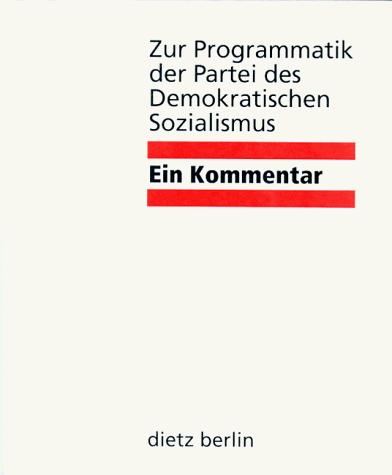 Cover for Zur Programmatik der Partei des Demokratischen Sozialismus