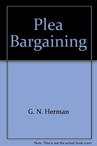Cover for Plea bargaining