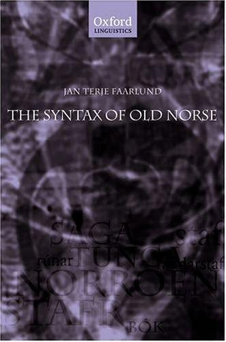 Cover for The syntax of Old Norse