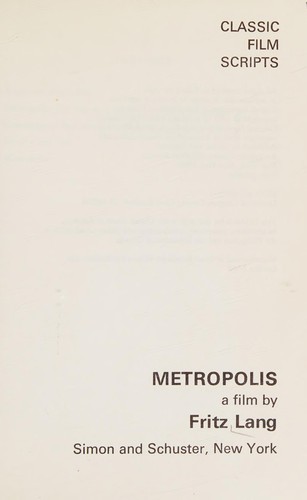 Cover for Metropolis