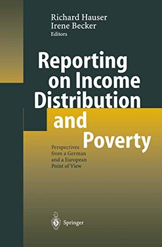 Cover for Reporting on Income Distribution and Poverty