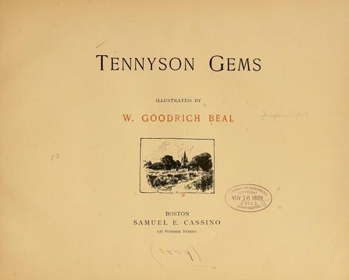 Cover for Tennyson gems