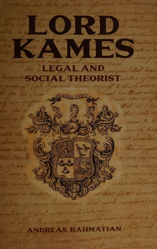Cover for Lord Kames