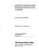 Cover for Finding Government Information on the Internet